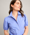 Stretch Cotton Short-Sleeve Gail Shirt