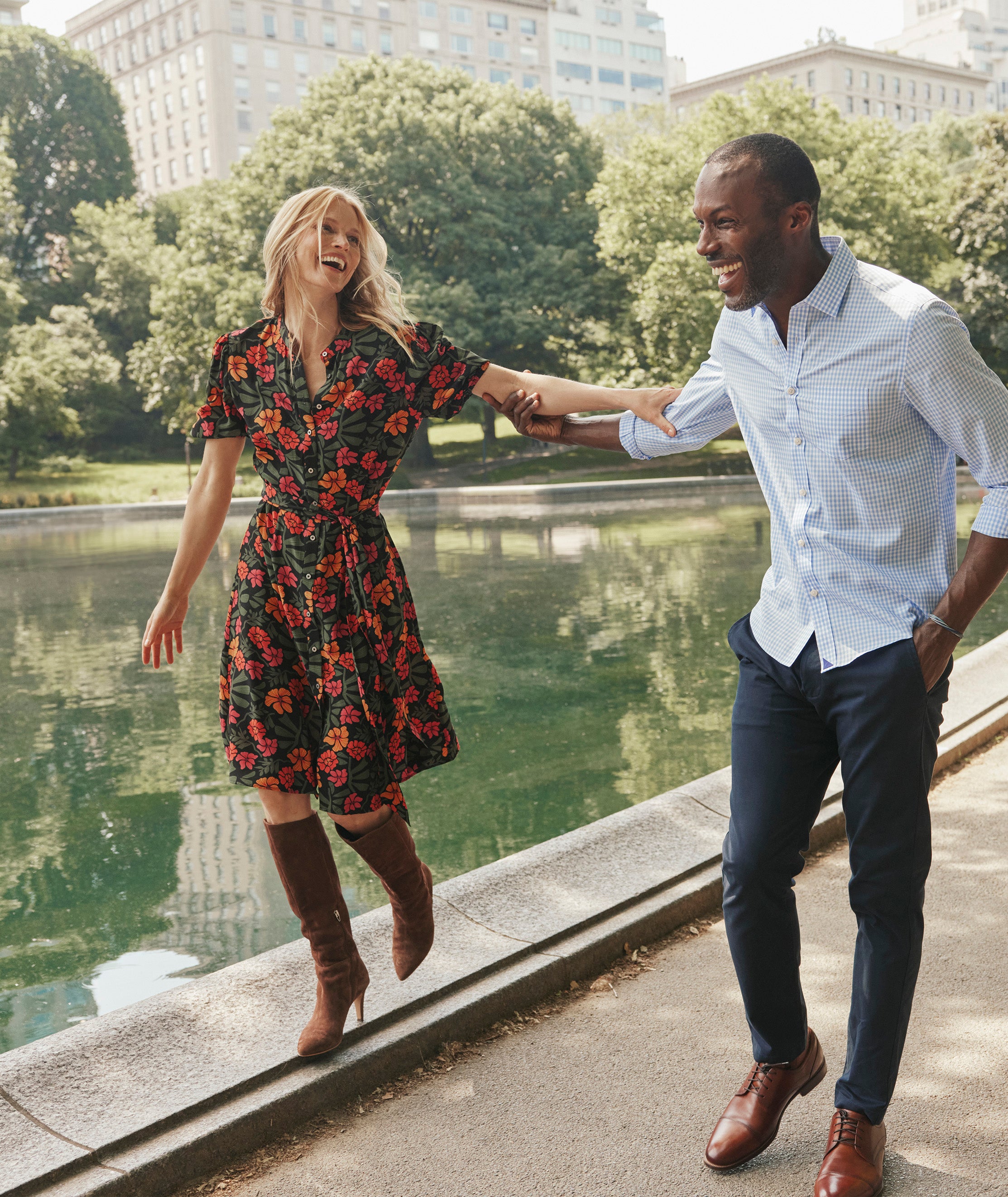 Black floral midi dress with sleeves online