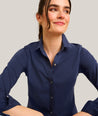 Wrinkle-Free Stretch Cotton Bella Shirt