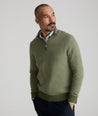 Twill Merino Wool Quarter-Zip Sweater