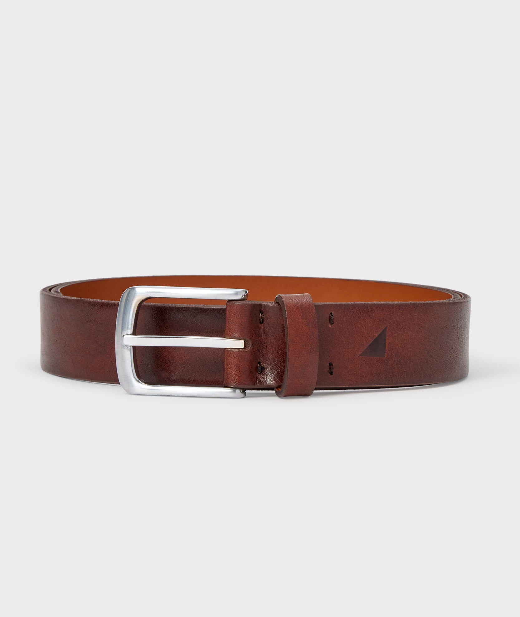 All leather outlet belt