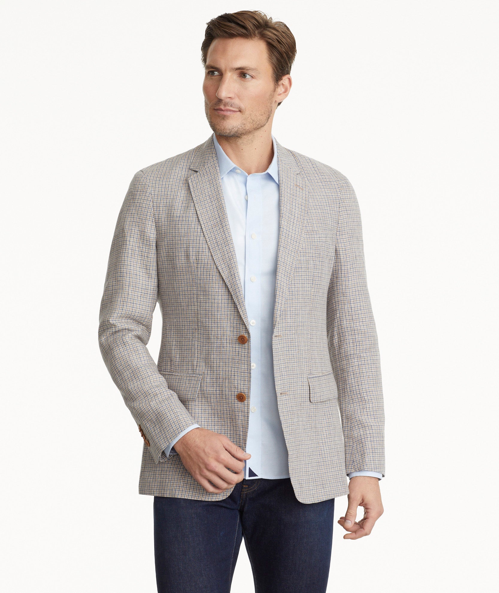 Sport coat and untucked on sale shirt