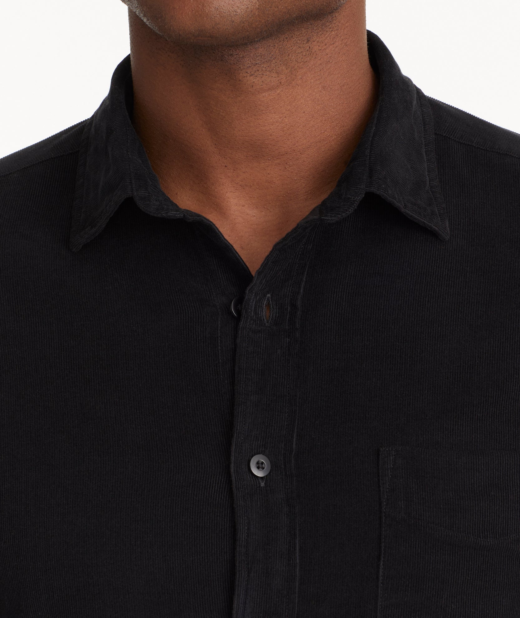 Cord Shirt Black | UNTUCKit