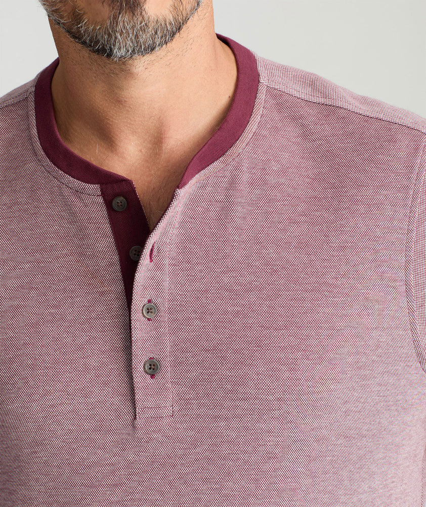 Cotton Pique Henley