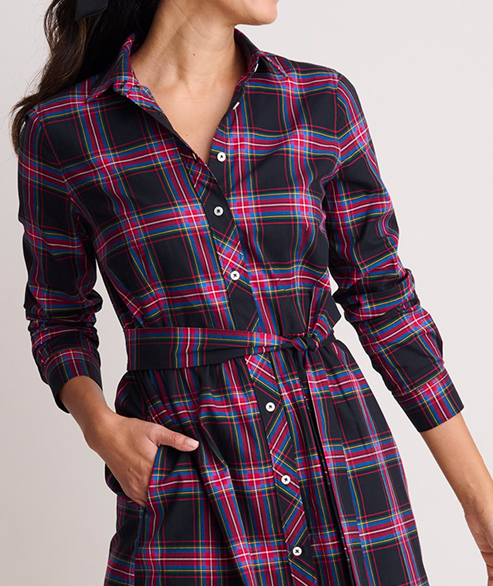 Plaid sweatshirt dress best sale