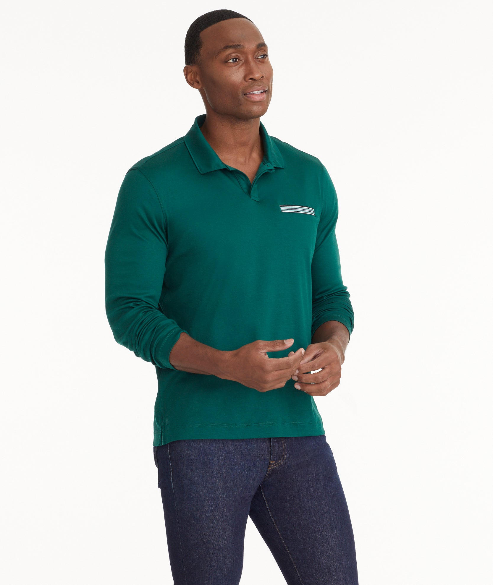 Untuckit long shop sleeve polo