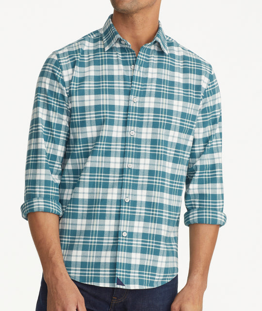amidoa Men Fashion Casual Buttons Printing Turndown Short Sleeve Shirt  Blouse Untuckit Shirts for Men 