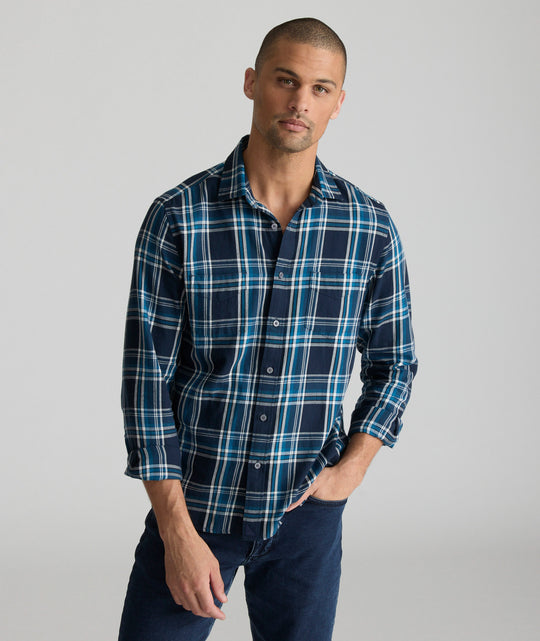 Organic Cotton Plaid Flannel Shirt