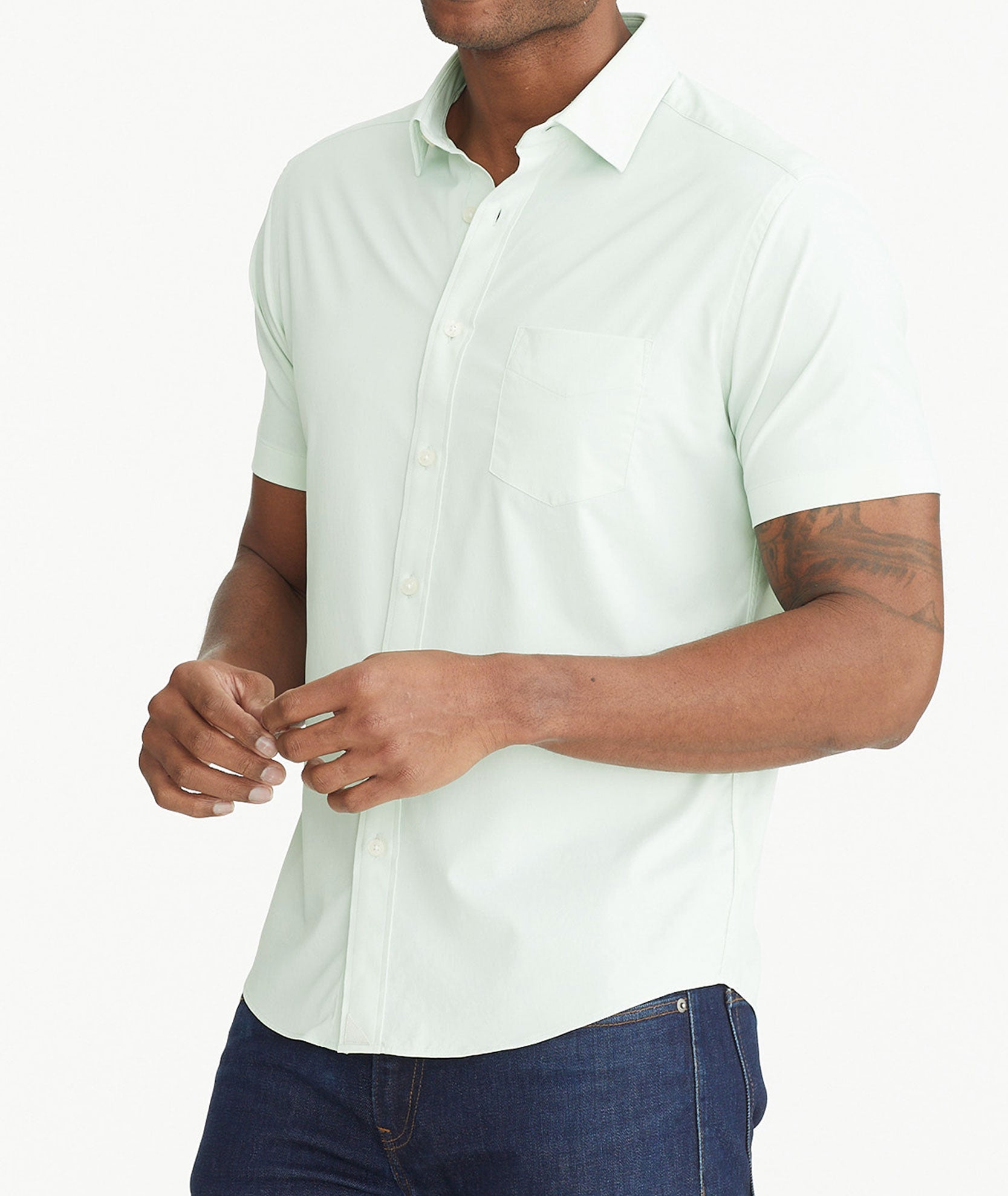 Wrinkle-Free Short-Sleeve Hillstowe Shirt