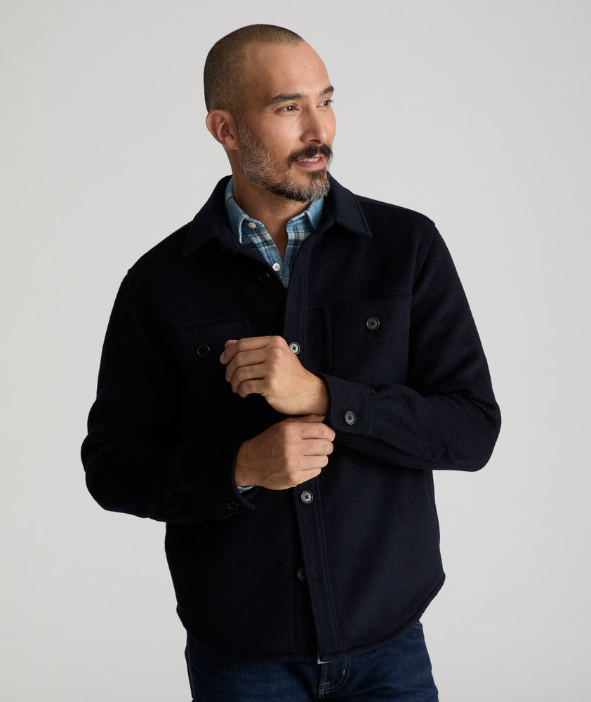 Wool-Blend CPO Jacket