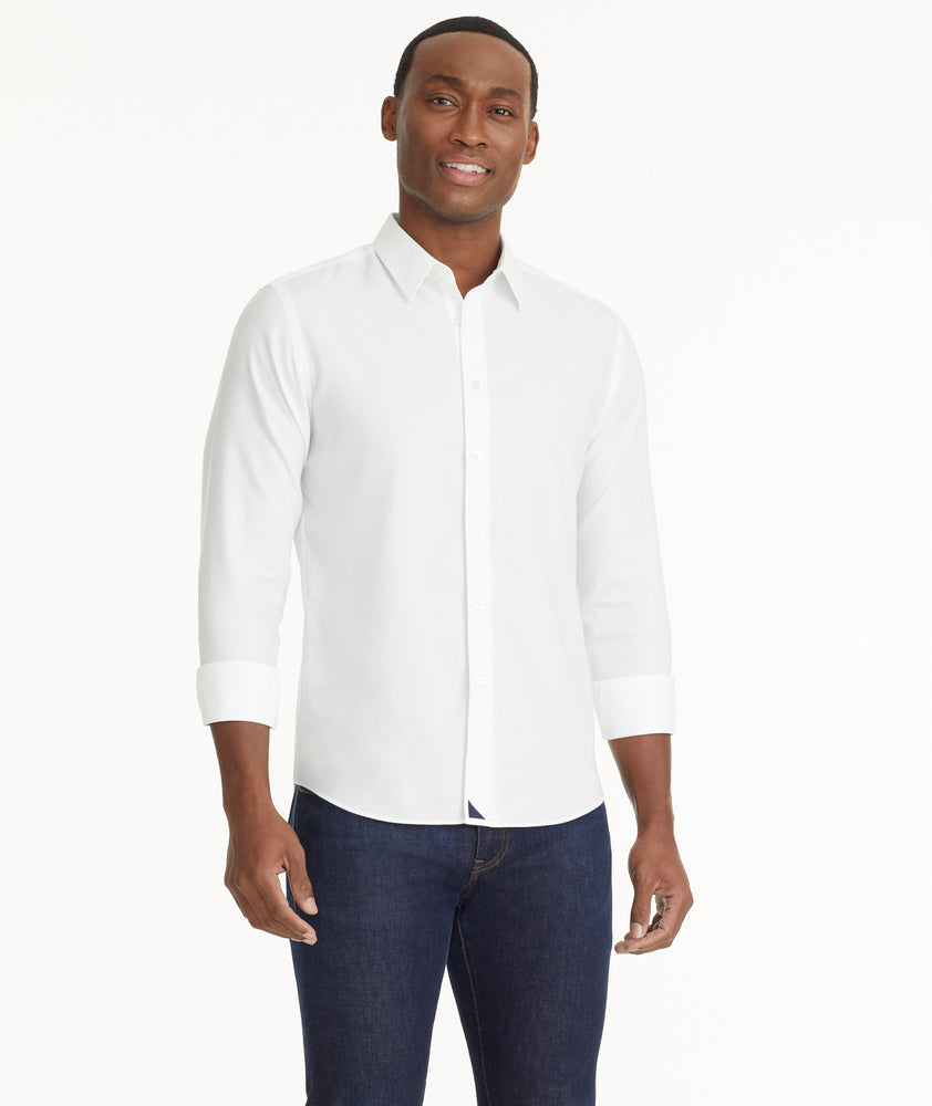 Wrinkle-Free Las Cases Shirt White | UNTUCKit