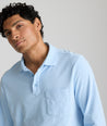 Garment-Dyed Long-Sleeve Polo - FINAL SALE