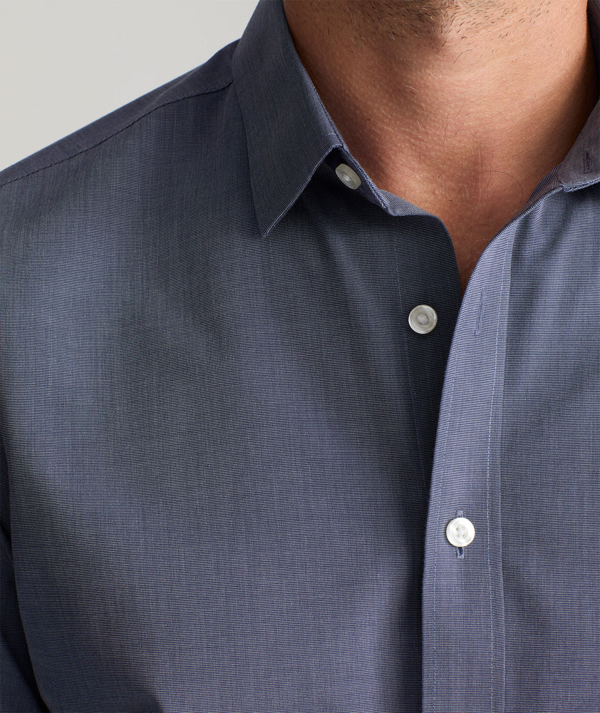 Wrinkle-Free Orville Shirt Navy | UNTUCKit