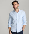 Stretch Cotton-Linen Sanders Shirt