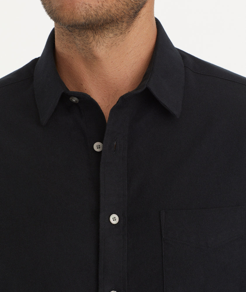 Flannel Sherwood Shirt Black | UNTUCKit