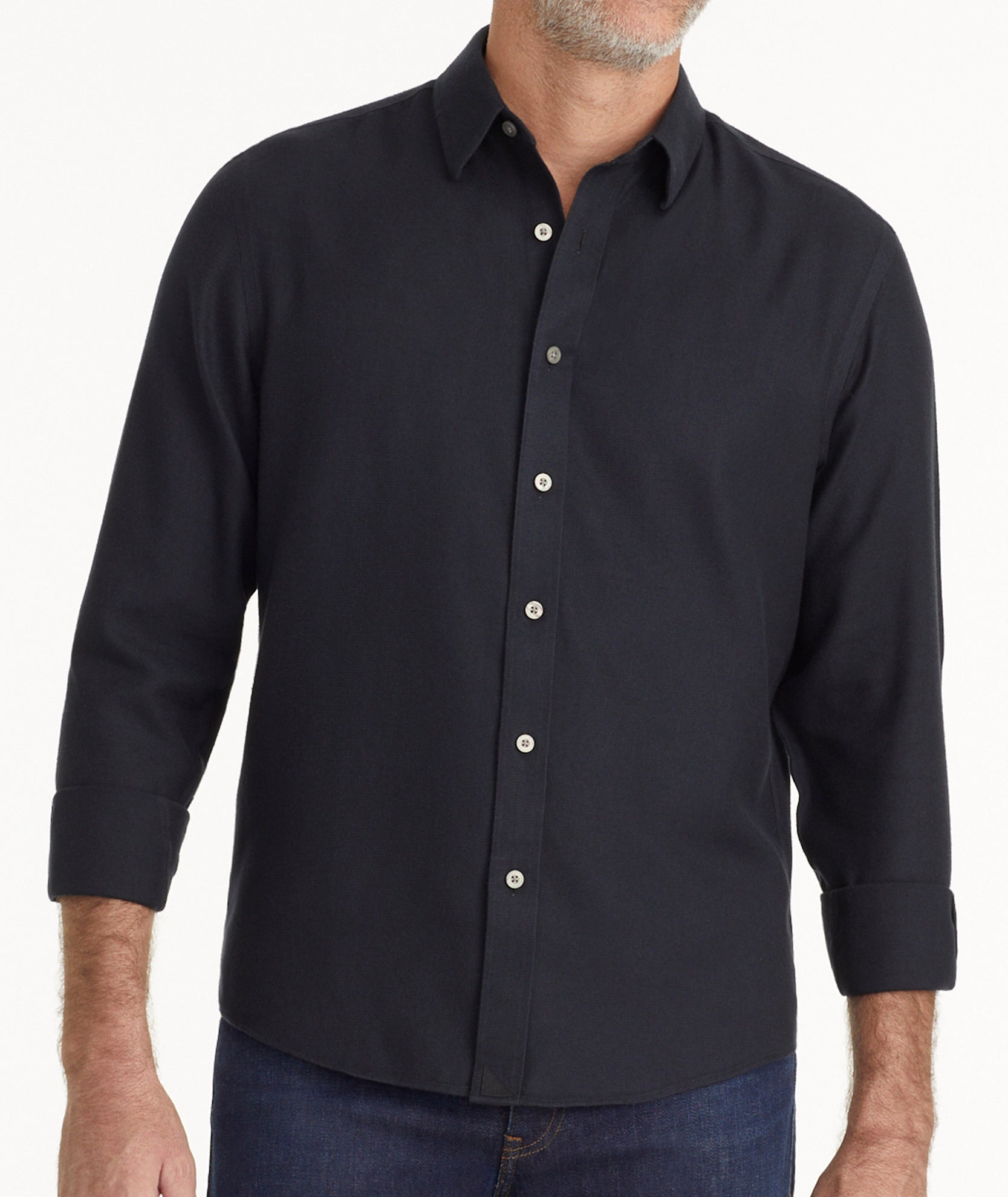 Wrinkle-Free Veneto Shirt Solid | Black UNTUCKit