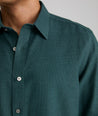 Model is wearing UNTUCKit Wrinkle-Free Veneto Shirt.