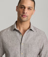 Wrinkle-Resistant Linen Vin Santo Shirt