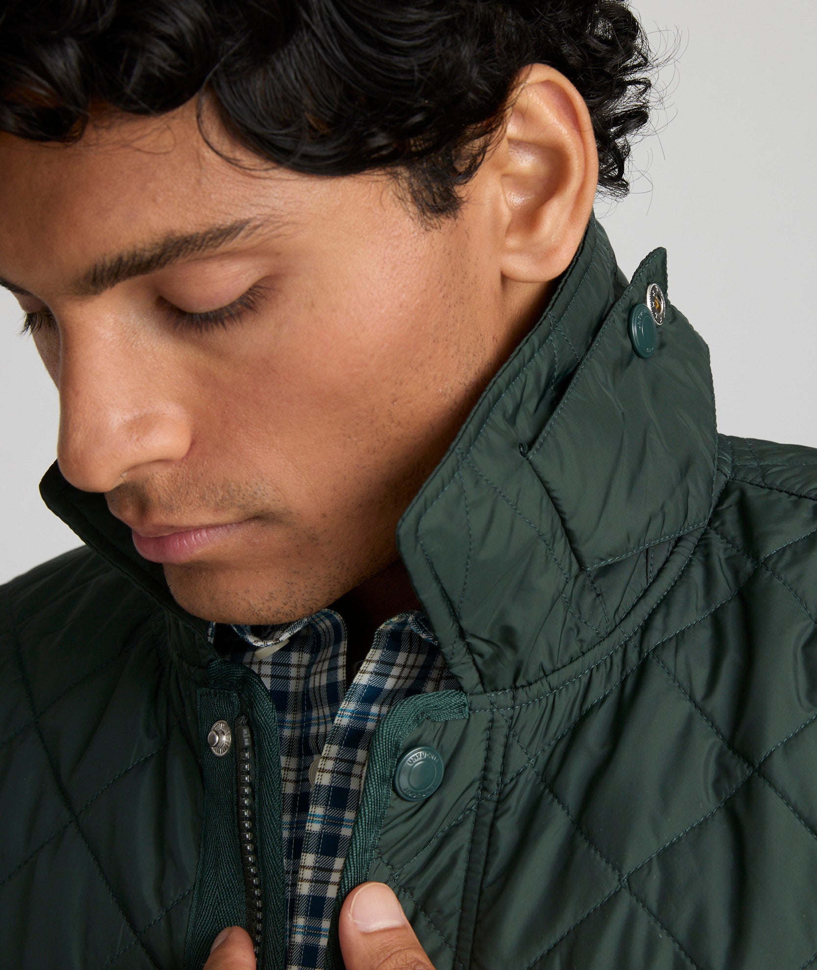 Quilted Field Jacket Small / Regular Fit / Green