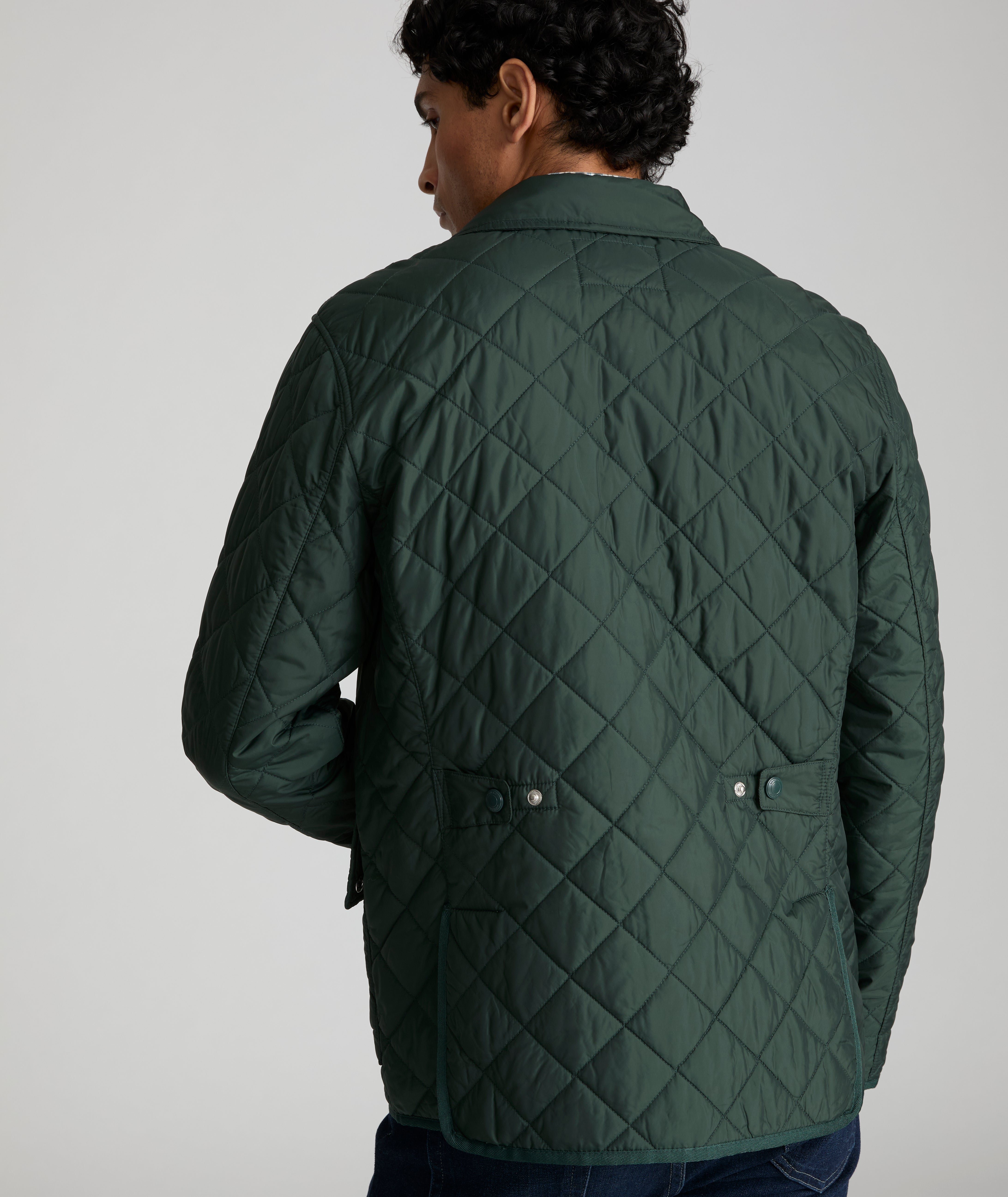 Quilted Field Jacket Green | UNTUCKit