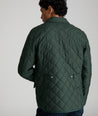 Model is wearing UNTUCKit Wynnwood Jacket in Green.