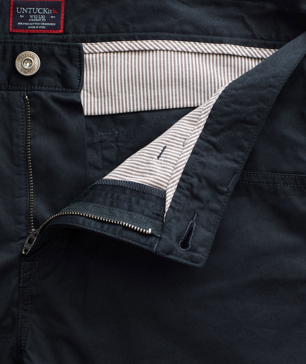 5-Pocket Chino Pants Dark Navy | UNTUCKit