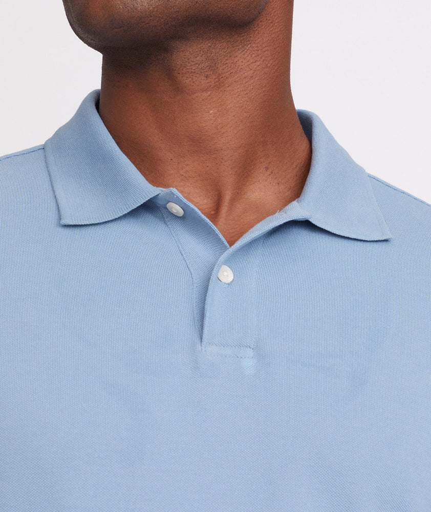 Pique Long-Sleeve Polo