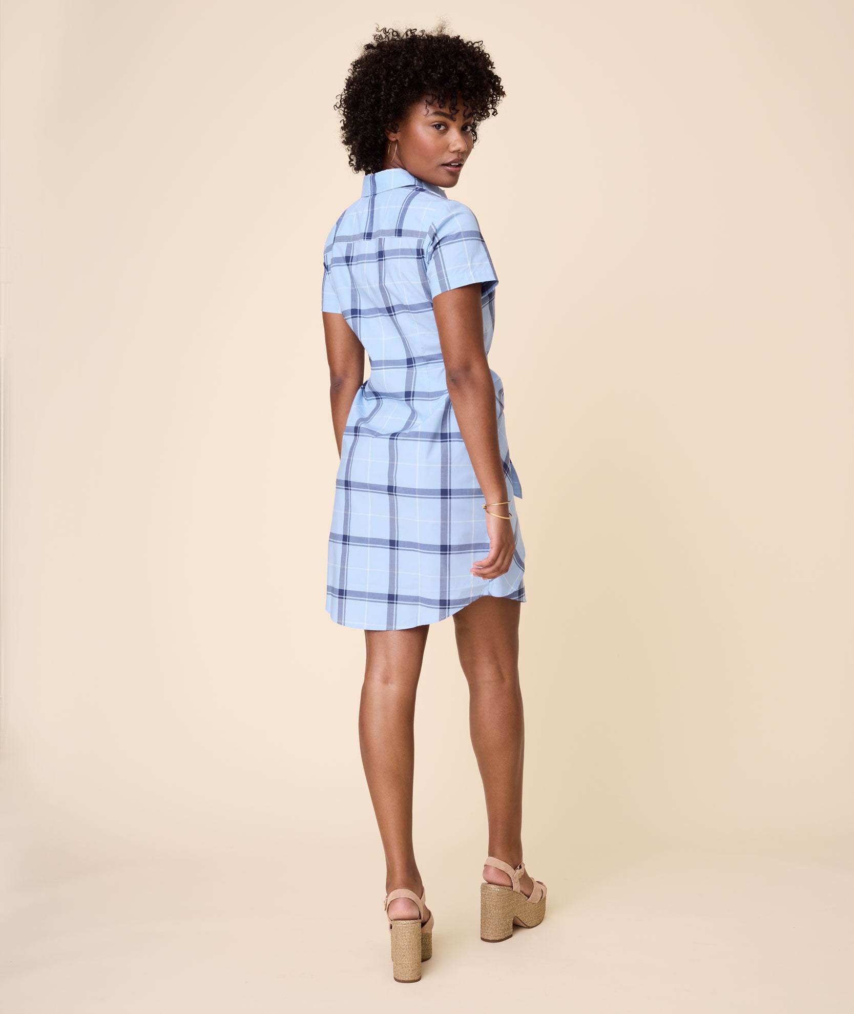 Short hotsell plaid dress