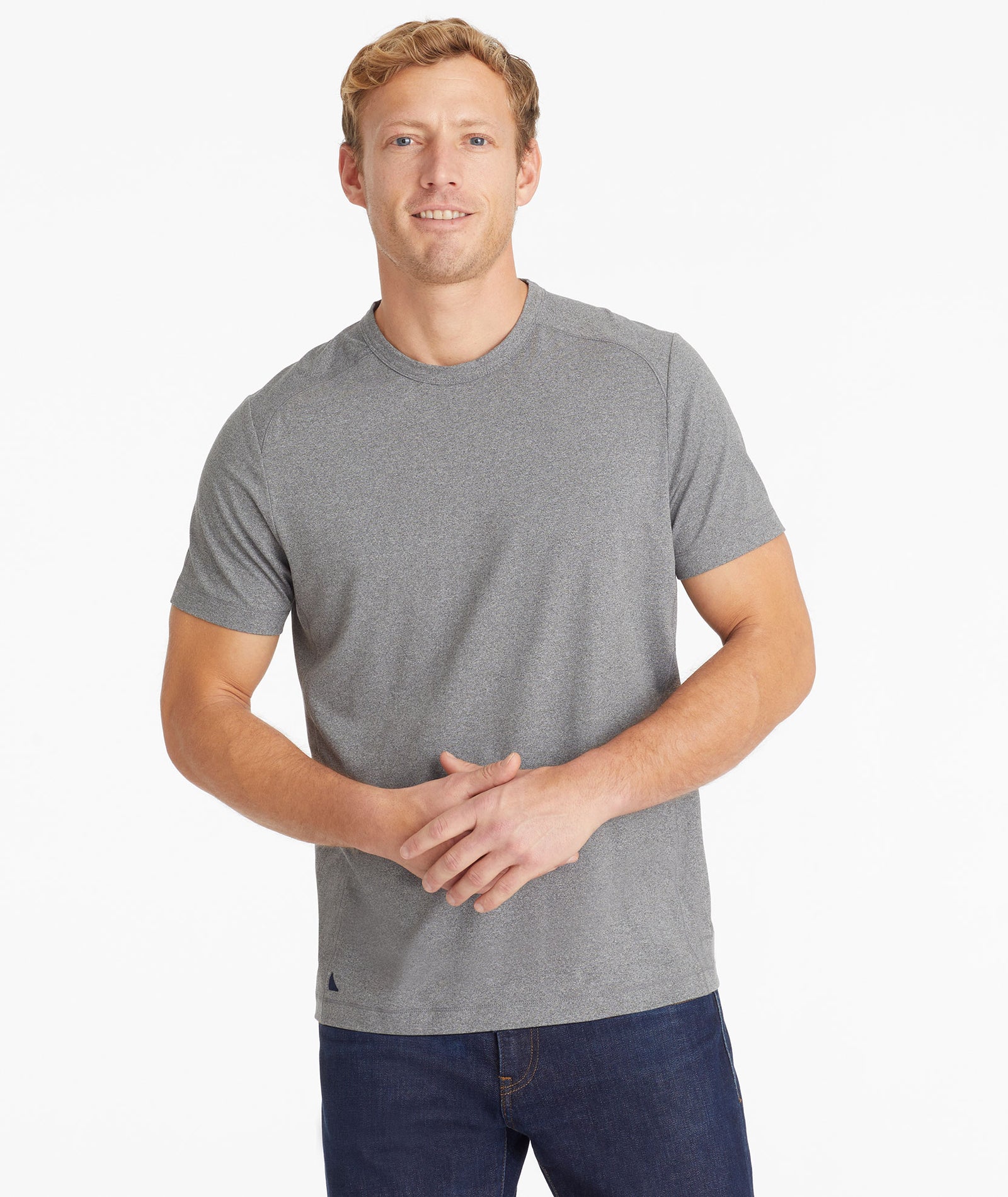 Performance Tee Gray | UNTUCKit