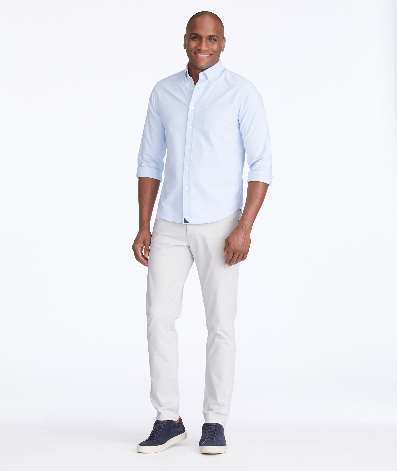 5-Pocket Chino Pants Stone | UNTUCKit