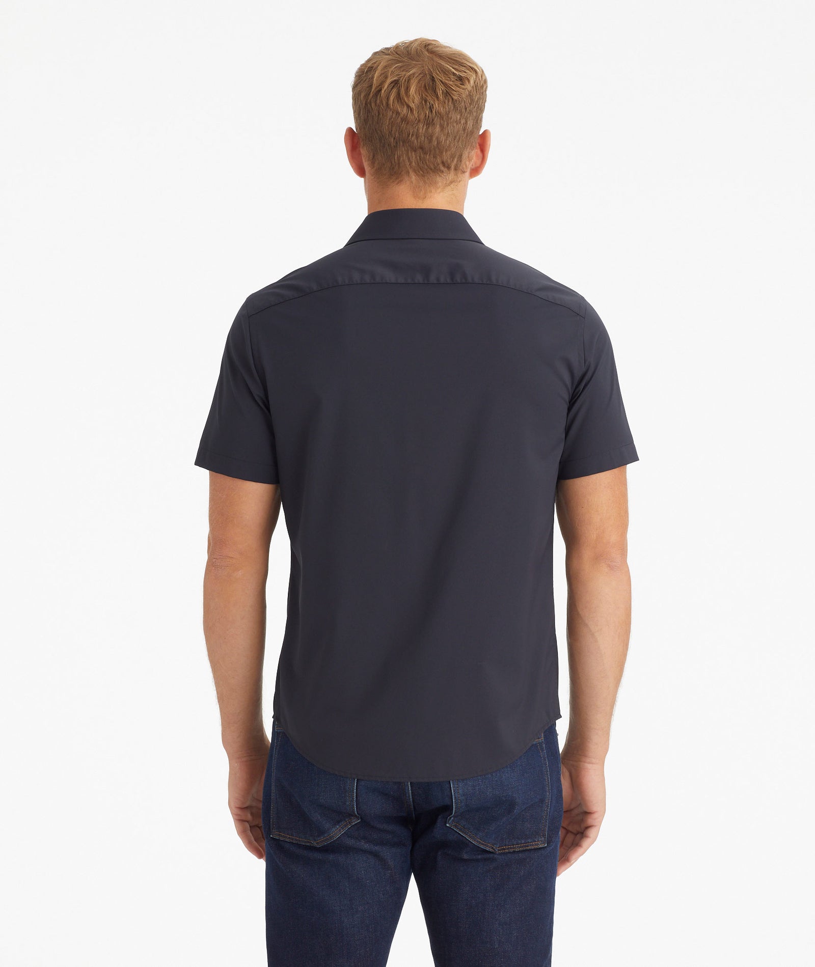 Wrinkle-Free Performance Short Sleeve Gironde Shirt Black | UNTUCKit