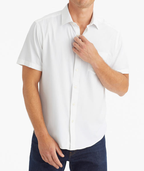 Dodgers Signature Series Button-Down - Wrinkle Free Solid White | Untuckit