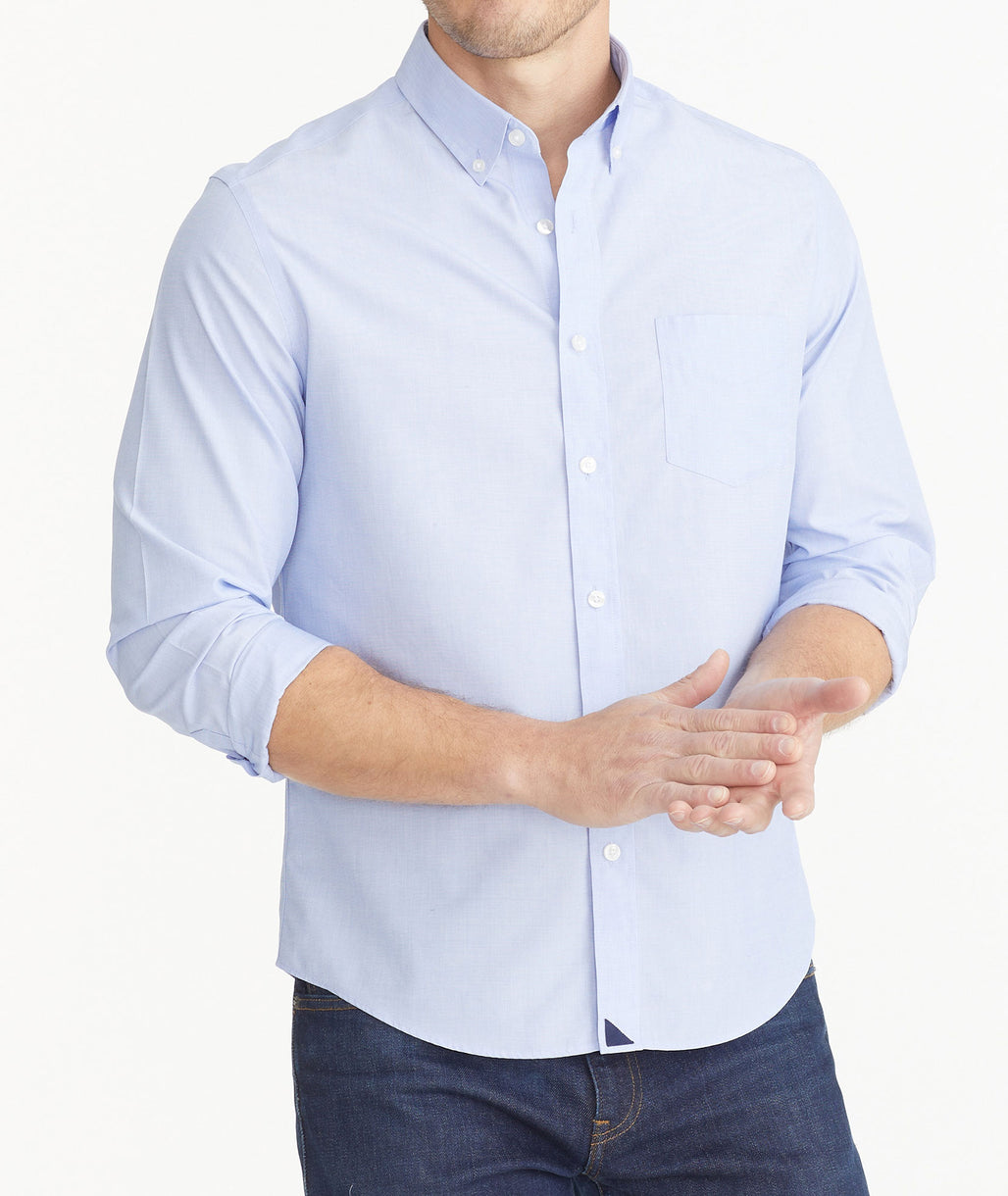 Wrinkle-Free Hillside Select Shirt Blue | UNTUCKit