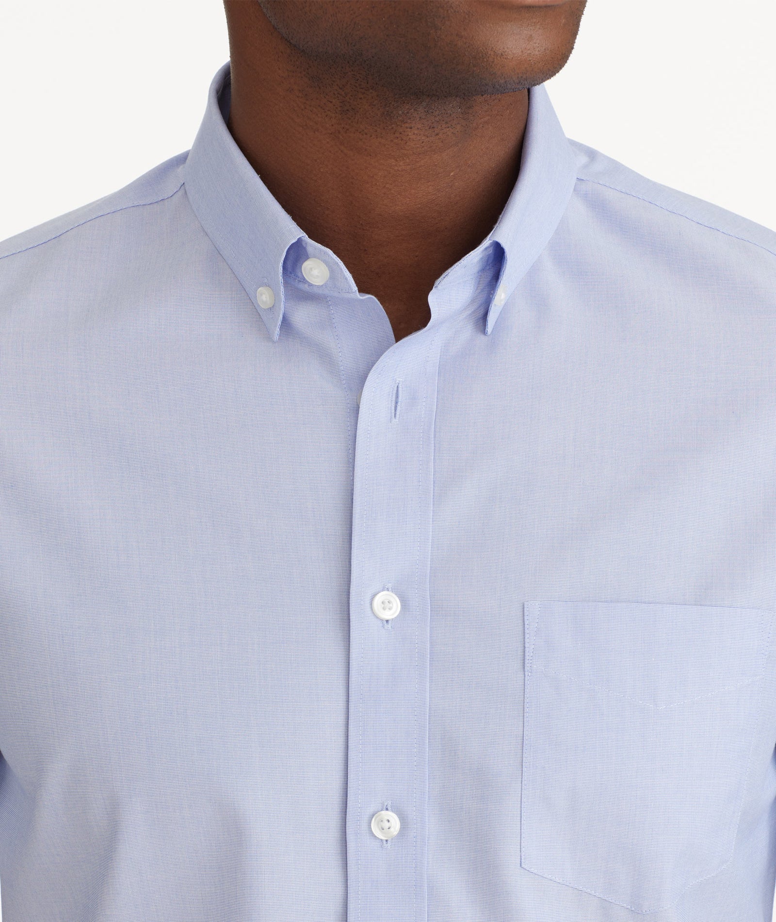 Wrinkle-Free Short-Sleeve Hillstowe Shirt Light Blue | UNTUCKit