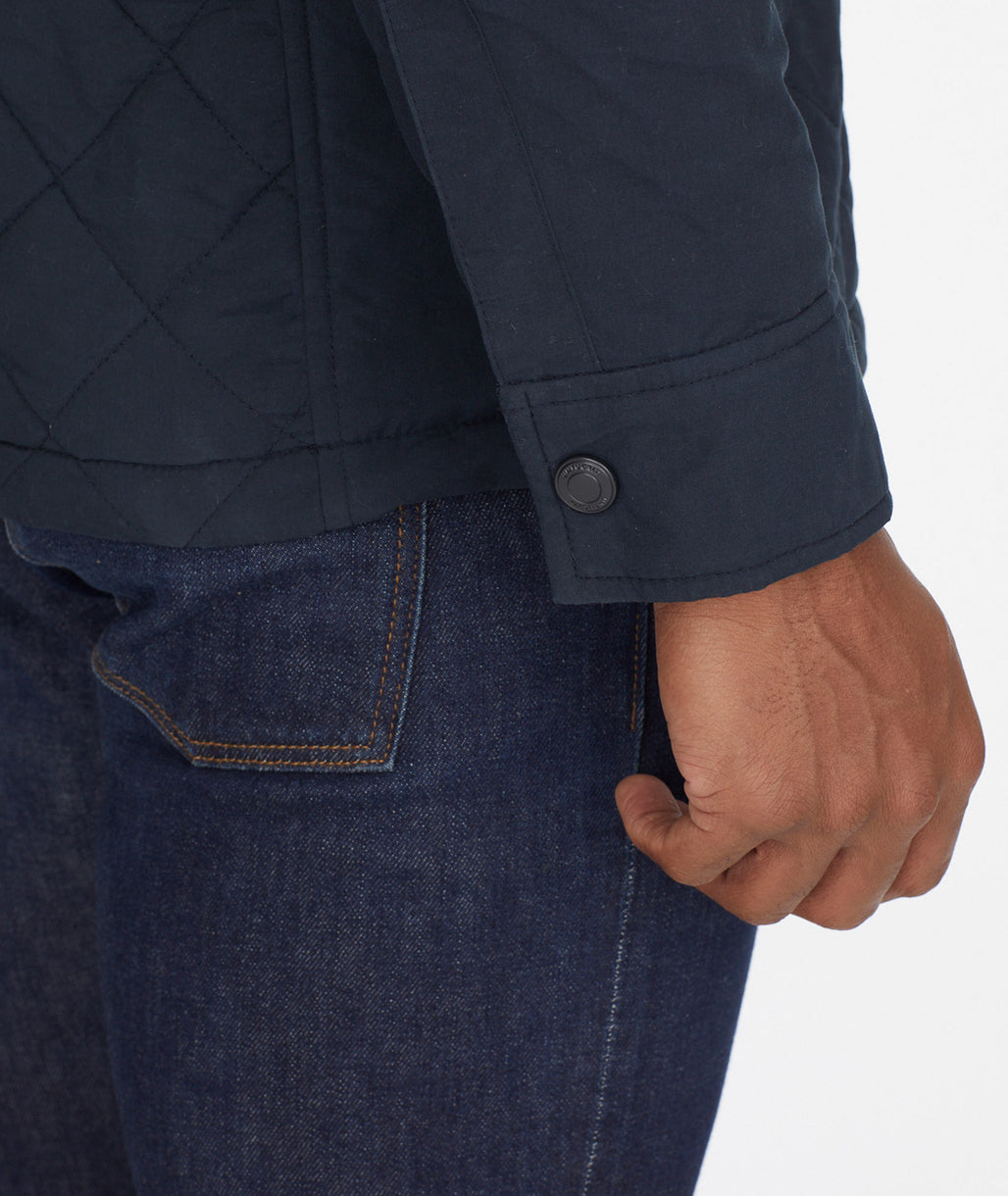 Water-Resistant Quilted Jacket Navy | UNTUCKit