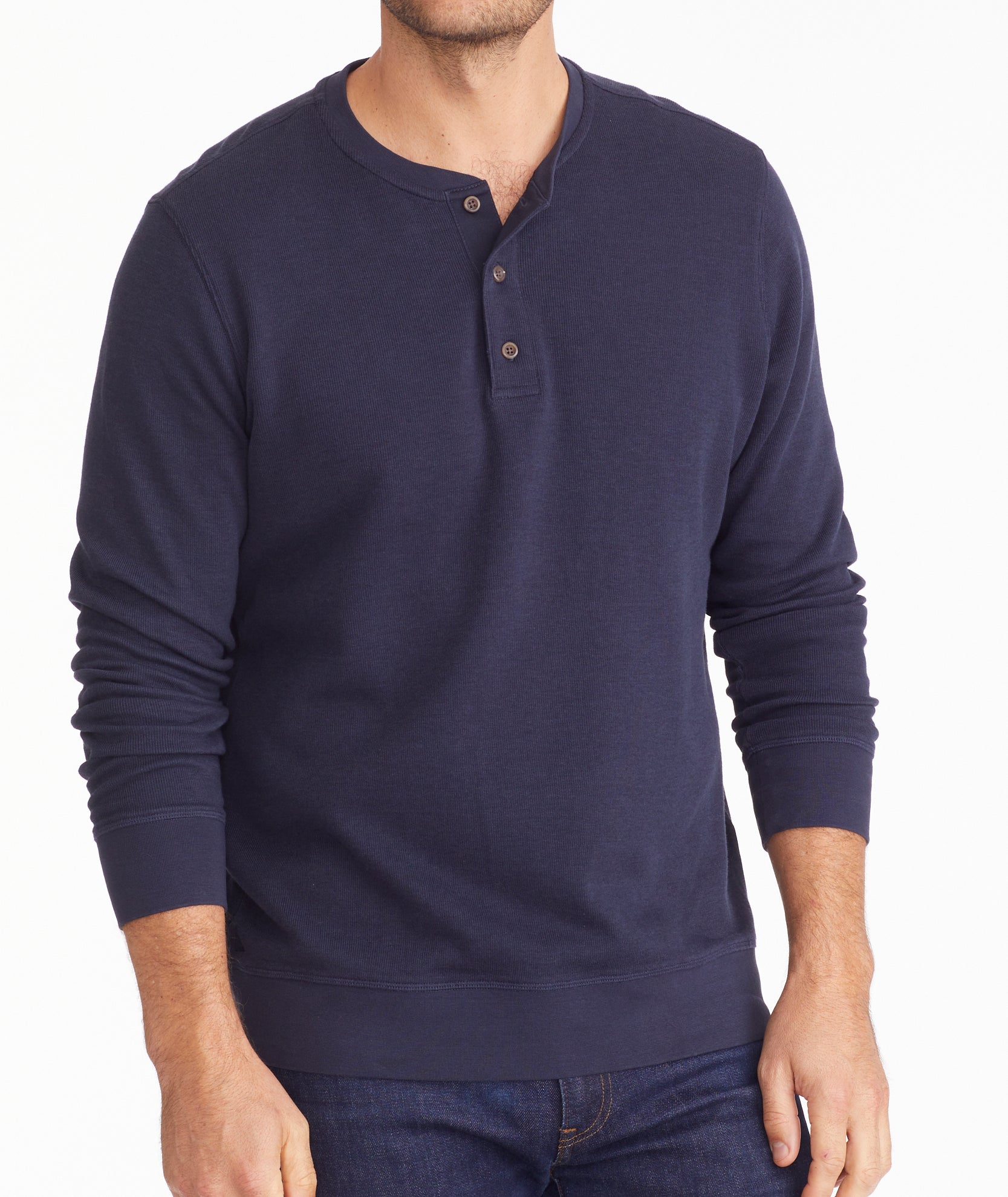 Champion uo exclusive henley best sale button sweatshirt